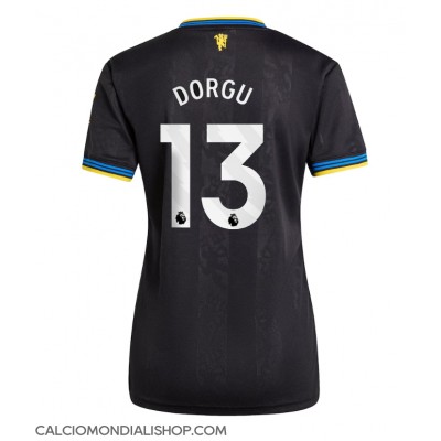 Maglie da calcio Manchester United Patrick Dorgu #13 Terza Maglia Femminile 2025-26 Manica Corta Maglie da calcio Manchester United Patrick Dorgu #13 Terza Maglia Femminile 2025-26 Manica Corta